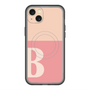 スリムプロテクションプレミアムケース with MagSafe［ オリジナル - initial two tone - B pink ］