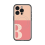 スリムプロテクションプレミアムケース with MagSafe［ オリジナル - initial two tone - B pink ］