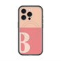 スリムプロテクションプレミアムケース with MagSafe［ オリジナル - initial two tone - B pink ］
