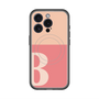 スリムプロテクションプレミアムケース with MagSafe［ オリジナル - initial two tone - B pink ］