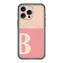 スリムプロテクションプレミアムケース with MagSafe［ オリジナル - initial two tone - B pink ］