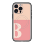 スリムプロテクションプレミアムケース with MagSafe［ オリジナル - initial two tone - B pink ］