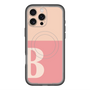 スリムプロテクションプレミアムケース with MagSafe［ オリジナル - initial two tone - B pink ］