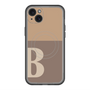 スリムプロテクションプレミアムケース with MagSafe［ オリジナル - initial two tone - B brown ］