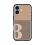 スリムプロテクションプレミアムケース with MagSafe［ オリジナル - initial two tone - B brown ］