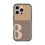 スリムプロテクションプレミアムケース with MagSafe［ オリジナル - initial two tone - B brown ］