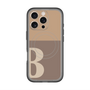 スリムプロテクションプレミアムケース with MagSafe［ オリジナル - initial two tone - B brown ］