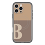 スリムプロテクションプレミアムケース with MagSafe［ オリジナル - initial two tone - B brown ］