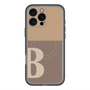 スリムプロテクションプレミアムケース with MagSafe［ オリジナル - initial two tone - B brown ］