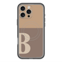 スリムプロテクションプレミアムケース with MagSafe［ オリジナル - initial two tone - B brown ］