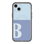 スリムプロテクションプレミアムケース with MagSafe［ オリジナル - initial two tone - B blue ］