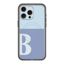 スリムプロテクションプレミアムケース with MagSafe［ オリジナル - initial two tone - B blue ］