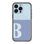スリムプロテクションプレミアムケース with MagSafe［ オリジナル - initial two tone - B blue ］