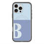 スリムプロテクションプレミアムケース with MagSafe［ オリジナル - initial two tone - B blue ］