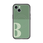 スリムプロテクションプレミアムケース with MagSafe［ オリジナル - initial two tone - B green ］
