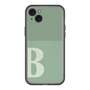 スリムプロテクションプレミアムケース with MagSafe［ オリジナル - initial two tone - B green ］
