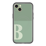 スリムプロテクションプレミアムケース with MagSafe［ オリジナル - initial two tone - B green ］