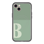 スリムプロテクションプレミアムケース with MagSafe［ オリジナル - initial two tone - B green ］