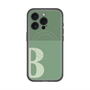 スリムプロテクションプレミアムケース with MagSafe［ オリジナル - initial two tone - B green ］