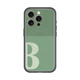 スリムプロテクションプレミアムケース with MagSafe［ オリジナル - initial two tone - B green ］