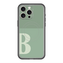 スリムプロテクションプレミアムケース with MagSafe［ オリジナル - initial two tone - B green ］