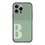 スリムプロテクションプレミアムケース with MagSafe［ オリジナル - initial two tone - B green ］