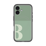 スリムプロテクションプレミアムケース with MagSafe［ オリジナル - initial two tone - B green ］