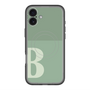スリムプロテクションプレミアムケース with MagSafe［ オリジナル - initial two tone - B green ］