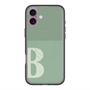 スリムプロテクションプレミアムケース with MagSafe［ オリジナル - initial two tone - B green ］
