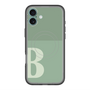 スリムプロテクションプレミアムケース with MagSafe［ オリジナル - initial two tone - B green ］