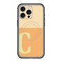 スリムプロテクションプレミアムケース with MagSafe［ オリジナル - initial two tone - C orange ］