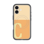 スリムプロテクションプレミアムケース with MagSafe［ オリジナル - initial two tone - C orange ］