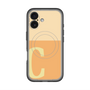 スリムプロテクションプレミアムケース with MagSafe［ オリジナル - initial two tone - C orange ］