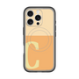 スリムプロテクションプレミアムケース with MagSafe［ オリジナル - initial two tone - C orange ］