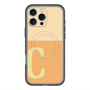 スリムプロテクションプレミアムケース with MagSafe［ オリジナル - initial two tone - C orange ］