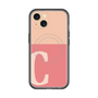 スリムプロテクションプレミアムケース with MagSafe［ オリジナル - initial two tone - C pink ］