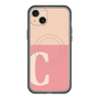 スリムプロテクションプレミアムケース with MagSafe［ オリジナル - initial two tone - C pink ］