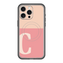 スリムプロテクションプレミアムケース with MagSafe［ オリジナル - initial two tone - C pink ］