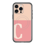 スリムプロテクションプレミアムケース with MagSafe［ オリジナル - initial two tone - C pink ］
