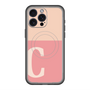 スリムプロテクションプレミアムケース with MagSafe［ オリジナル - initial two tone - C pink ］