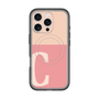 スリムプロテクションプレミアムケース with MagSafe［ オリジナル - initial two tone - C pink ］