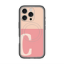 スリムプロテクションプレミアムケース with MagSafe［ オリジナル - initial two tone - C pink ］