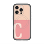 スリムプロテクションプレミアムケース with MagSafe［ オリジナル - initial two tone - C pink ］