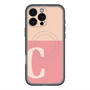 スリムプロテクションプレミアムケース with MagSafe［ オリジナル - initial two tone - C pink ］