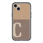 スリムプロテクションプレミアムケース with MagSafe［ オリジナル - initial two tone - C brown ］