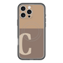 スリムプロテクションプレミアムケース with MagSafe［ オリジナル - initial two tone - C brown ］