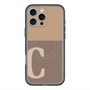 スリムプロテクションプレミアムケース with MagSafe［ オリジナル - initial two tone - C brown ］