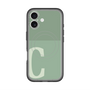 スリムプロテクションプレミアムケース with MagSafe［ オリジナル - initial two tone - C green ］