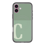 スリムプロテクションプレミアムケース with MagSafe［ オリジナル - initial two tone - C green ］