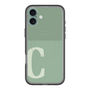 スリムプロテクションプレミアムケース with MagSafe［ オリジナル - initial two tone - C green ］